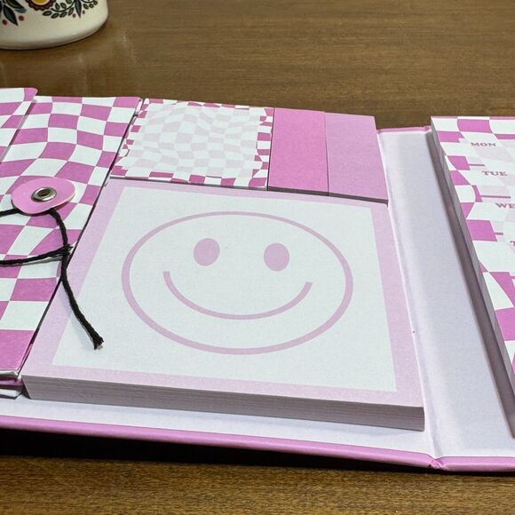 Weekly Organizer Planner Undated Pad Sticky Notes Accordion Envelope - Picture 6 of 7